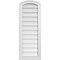 Ekena Millwork Arch Top Surface Mount PVC Gable Vent: Functional, w/ 2"W x 1-1/2"P Brickmould Frame, 14"W x 38"H GVPAR14X3802SF - alternate 1